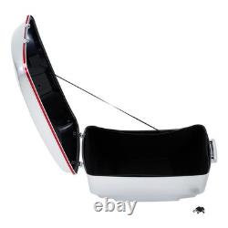 Coffre de bagages King rouge bonbon pour Harley Touring 2014-2023 Road King Street Glide