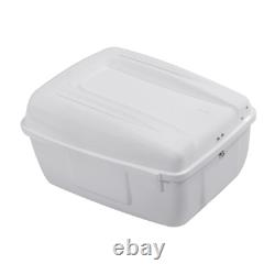 Coffre de police peint en blanc adapté pour Harley Road King Street Glide Touring