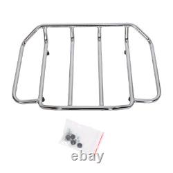 Coffre et porte-bagages noir King Pack pour Harley Davidson Touring Street Road Glide 14-25