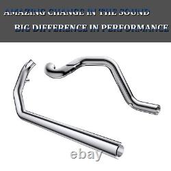 Collecteurs pour Harley 1995-2016 Touring, Street Glide, Road King, avec cônes de couple