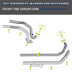 Collecteurs pour Harley 1995-2016 Touring, Street Glide, Road King, avec cônes de couple