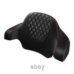 Coussin de dossier King adapté pour Harley Tour Pack Touring Road King Street Glide 14-24