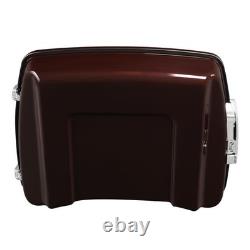 Coussin de dossier chromé 2UpRack pour Road King, Street Glide et Electra Glide 14-24 Midnight