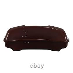 Coussin de dossier chromé 2UpRack pour Road King, Street Glide et Electra Glide 14-24 Midnight
