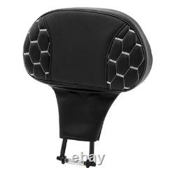 Coussin de dossier pour conducteur adapté aux motos Harley Touring Road King Street Glide Ultra