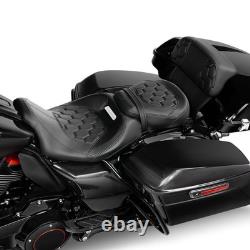 Coussin de dossier pour top-case Chopped Tour pour Harley Road King, Street Glide et Electra Glide