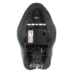 Coussin de siège conducteur pour Harley Road King Street Electra Glide 09-23 noir bleu