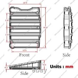 Couvercle de boîte à bascule de jauge Harley Twin Cam Road King/Street Glide 06-16