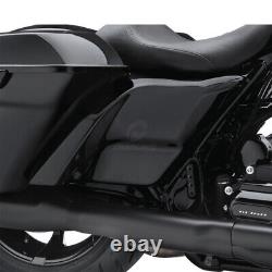 Couvercle latéral étiré ABS Vivid Black pour Harley Touring Road King Street Glide