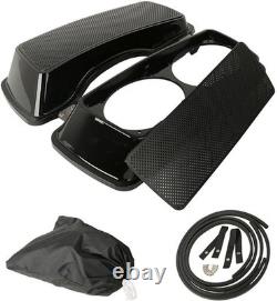 Couvercles de haut-parleur dual 6x9 compatibles avec les sacoches Harley Touring Road King Street