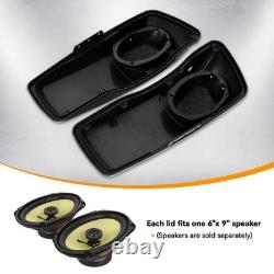 Couvercles de haut-parleurs de sacoches à grilles découpées pour Harley Touring Road King Street Electra