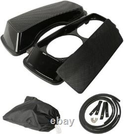 Couvercles de haut-parleurs doubles 6x9 compatibles avec les sacoches Harley Touring Road King Street