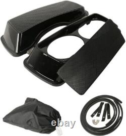 Couvercles de haut-parleurs doubles 6x9 pour sacoches Harley Touring Road King Street Glide 1 paire