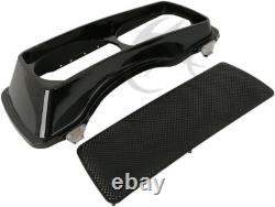 Couvercles de haut-parleurs doubles 6x9 pour sacoches Harley Touring Road King Street Glide 1 paire