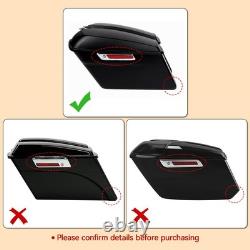 Couvercles de sacoches pour haut-parleurs 6 x 9 pouces pour Harley Touring Road King Street Glide 2014-2024