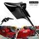 Couvercles Latéraux étendus Noirs 4 Pour Harley Street Road Electra Glide Road King