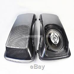 Cvo Style 6x9 Haut-parleurs Couvercles 93-13 Harley Road King Saddlebag Touring Street Glide