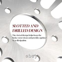 Disques de frein 11.8 pour Street Glide, Road Glide, Road King, Electra Glide de 2008 à aujourd'hui