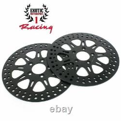 Disques de frein avant Harley pour Touring Road King Street Electra Glide 2008-2013
