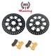 Disques De Frein Avant Et Plaquettes Harley Road King Street Electra Glide 2008-13