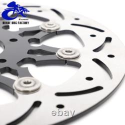 Disques de frein avant flottants 11,8 pour Harley Touring Road King Street Glide FLHX