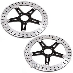 Disques de frein avant flottants de 13 pouces pour Harley Road King Street Glide 2000-2013