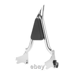 Dosseret passager 24' Sissy Bar pour Harley Touring Road King Street Glide 97-08