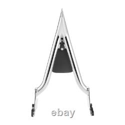 Dosseret passager 24' Sissy Bar pour Harley Touring Road King Street Glide 97-08