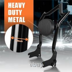Dosseret sissy bar à couronne pour Harley Road Glide Street Touring Road King 1997-2008