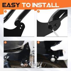 Dosseret sissy bar à couronne pour Harley Road Glide Street Touring Road King 1997-2008