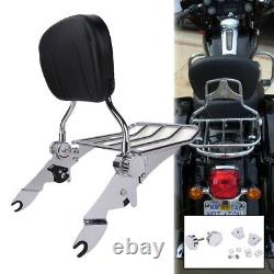 Dossier Bar Sissy Sac À Bagages Pour Harley Touring Road King Street Glide 09-up