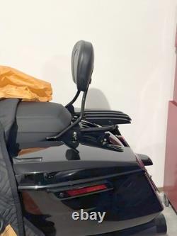 Dossier Sissy Bar et Support de Bagages pour Harley Touring Road King Street Glide 09+
