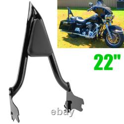 Dossier de 22'' Sissy Bar pour Harley Road King Street Glide Electra Glide 1997-2008