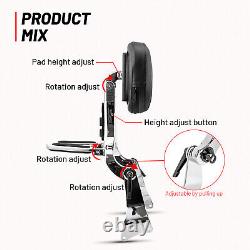 Dossier de sissy bar à usage multiple adapté pour Harley Road King Street Glide 2014-2024