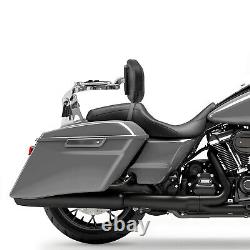 Dossier de sissy bar à usage multiple adapté pour Harley Road King Street Glide 2014-2024