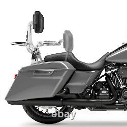 Dossier de sissy bar à usage multiple adapté pour Harley Road King Street Glide 2014-2024