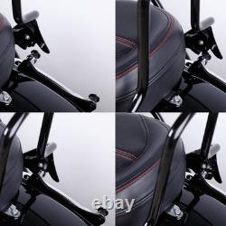 Dossier de sissy bar avec porte-bagages pour Harley Road King Street Glide 2009-2025