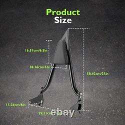 Dossier de sissy bar haut pour Harley Touring Road King Electra Street Glide FLHT