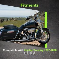 Dossier de sissy bar haut pour Harley Touring Road King Electra Street Glide FLHT