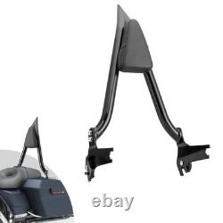 Dossier de sissy bar haut pour Harley Touring Road King Electra Street Glide FLHT