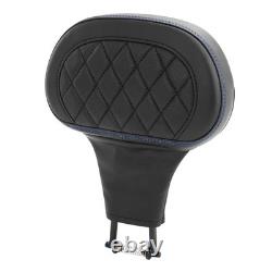 Dossier de voyage pour Tri Glide Road King Street Road Electra Glide 09-21 couture bleue
