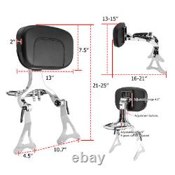 Dossier multifonctionnel Sissy Bar pour Harley Road King Street Road Glide 14-24