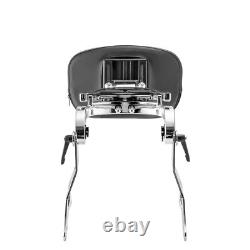 Dossier multifonctionnel Sissy Bar pour Harley Road King Street Road Glide 14-24