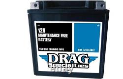 Drag Specialties Batterie Agm Harley Electra Glide Road King Street Tri 97-22