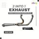 Échappement Sur Mesure 2-1 Pour Harley Road King, Street Glide, Electra Glide 1995-2016