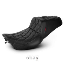 Ensemble complet de siège en une pièce en diamant pour Harley Road King Street Glide