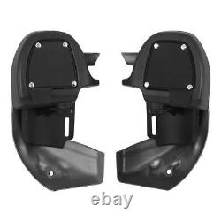 Enveloppe de jambe inférieure ventilée adaptée pour Harley Touring Road King Street Glide 83-13 Rouge