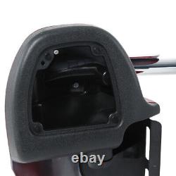 Enveloppe de jambe inférieure ventilée adaptée pour Harley Touring Road King Street Glide 83-13 Rouge