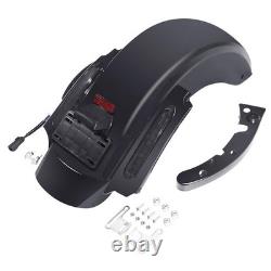 Feu arrière LED de garde-boue, feu de position, frein et clignotant, lentille fumée, Road King Street Glide 09-13