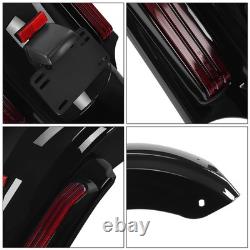 Feu arrière LED de garde-boue, lentille rouge, Touring Road King Street Electra Glide 2014-2024